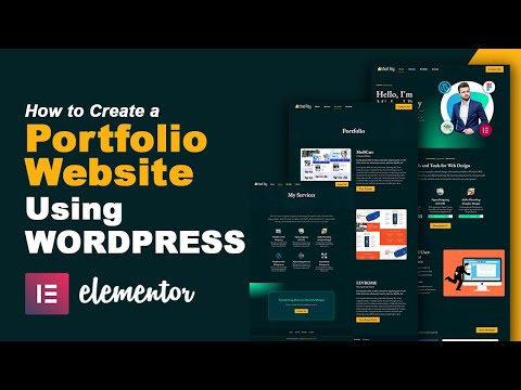 How to create a Portfolio Website Using Elementor & WordPress