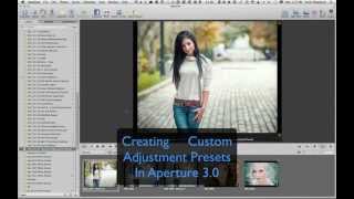 Using Aperture 3.0 Adjustment Presets