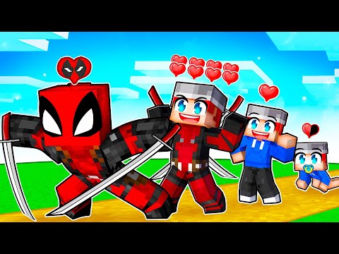 Gara’s BIRTH to DEADPOOL in Minecraft!