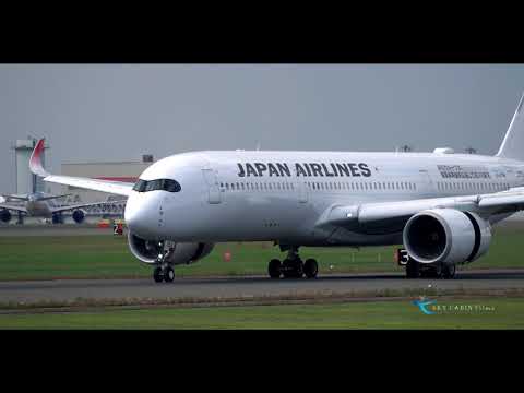 【新千歳空港 飛行機動画 首里城再建応援 特別デザイン機 】Japan Airlines(JAL) Airbus A350-900 JA05XJ