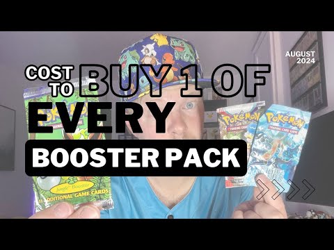 Cost to Buy 1 Pokémon TCG Booster Pack from EVERY SINGLE Set!  WARNING: Expensive Vintage Packs!!!