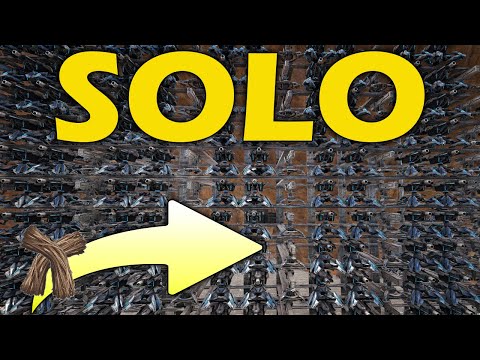 SOLO Spending 24 Hours on a Fibercraft! This happens… | Ark PvP