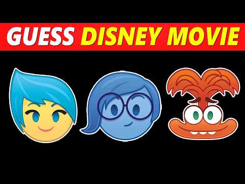 Guess DISNEY Movie by Emoji 🎬🏰🍿 Inside Out 2, Elemental, Wish & More