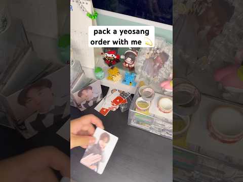 pack a yeosang order with me 💫 #pwm #packwithme #packingorders #ateezseonghwa #ateezyeosang #ateez