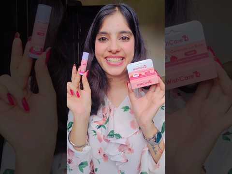 Wishcare Tinted Ceramide Lip Balm with SPF50 PA+++ Kojic Acid & Niacinamide😱 - REVIEW#lipbalm#shorts