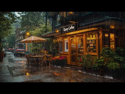 Light Rain Sounds on the Street - Rain Sounds for Relaxation, Focus, Studying, and Stress Relief