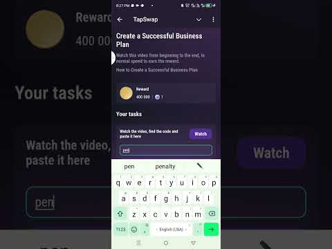 Tapswap video code Create a Successful Business Plan #tapswapcode #tapswap #nft