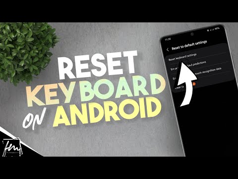 How to reset Keyboard on Android