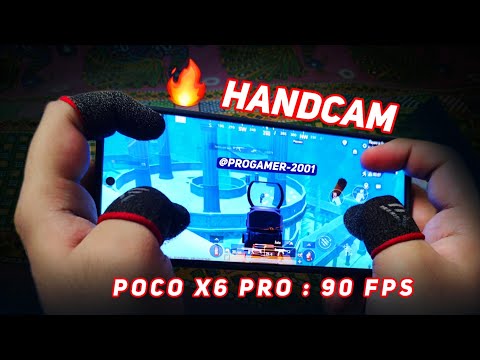 POCO X6 PRO BGMI HANDCAM 🔥🔥 90 FPS GAMEPLAY | BGMI - PUBG  MOBILE #pocox6pro