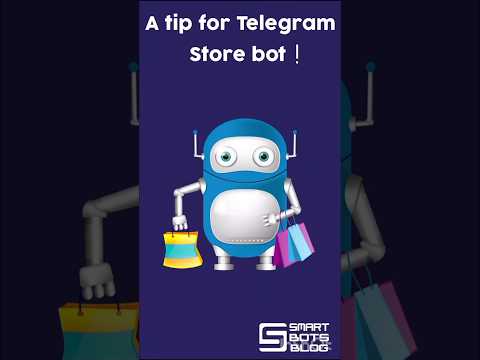 A tip for Telegram store bot!