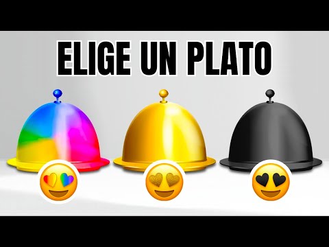 ¡Elige Un Plato! 🎁 Arcoíris, Oro o Negro 🌈⭐️🖤