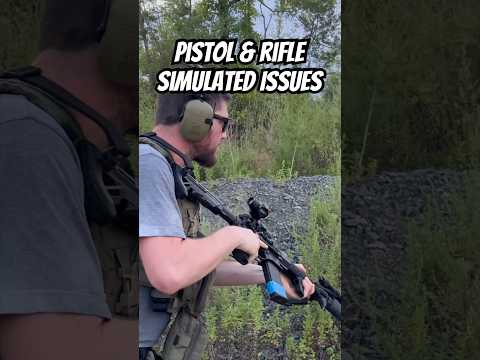 3X3 Run & Gun Drill With Pistol & Rifle (With Simulated Issues for training)