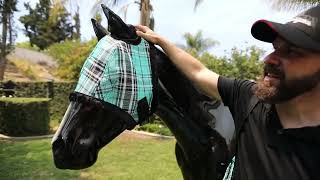 Horse Owners LOVE This Fly Mask: Fleece Comfort & Bug Protection 🐎