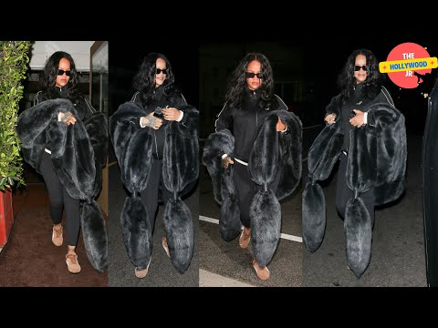 RIHANNA LAUGHS OFF QUESTION ABOUT P DIDDY'S PARTIES WHILE LEAVING GIORGIO BALDI IN SANTA MONICA, CA!