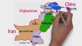 Pakistan Political Map 2024 (Provinces,Capital,Gilgit Baltistan &Kashmir) Pakistan Border Map, Trend