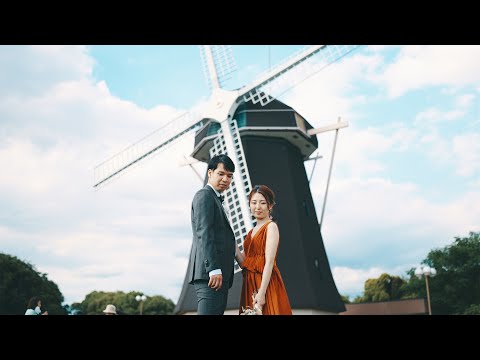 【楽器はキャノン砲】結婚式オープニングムービー/洋装/鶴見緑地公園