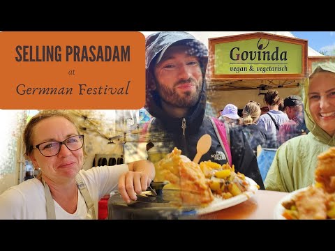 Massive Prasadam (Food) Selling at the craziest German Festival | I Love Mayapur