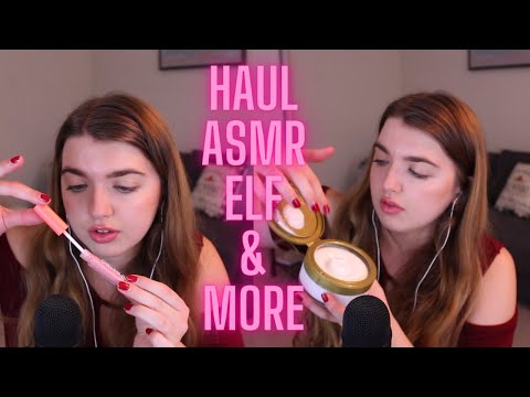 ASMR Elf Haul, and More | Tapping, scratching, lip gloss and lotion sounds