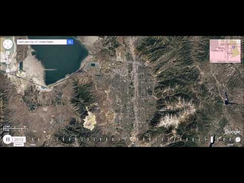 Salt Lake City, Utah - Urban Sprawl Time Lapse