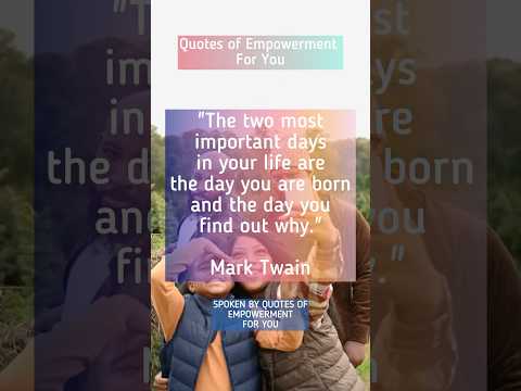 Be Inspired by Mark Twain! - Quote 29/100 Famous Quotes Challenge #Shorts #Quotes #ForYou