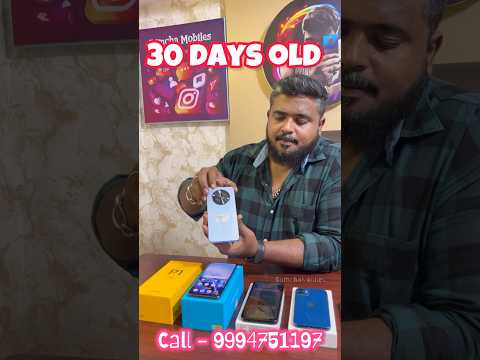 🔥30 days old Realme P1 😳 Narzo 60 5g 🔥Apple iPhone 12 128gb available with full kit box