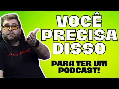 Podcast e VideoCast: Microfone Profissional CUSTO x BENEFÍCIO!