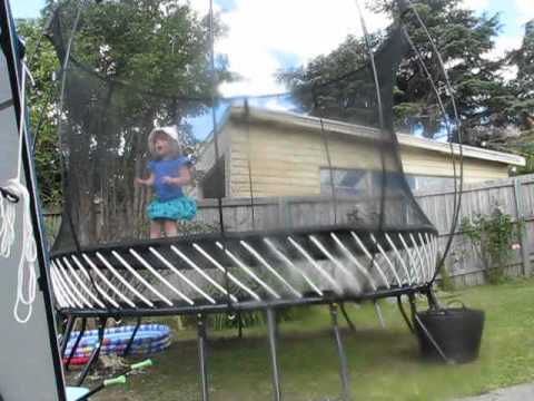 Penny on Springfree Trampoline 4