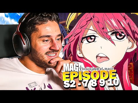 KOUHA REN ENTRE EN SCENE 💥 MAGI : THE KINGDOM OF MAGIC S2 EPISODE 7 8 9 10 REACTION FR !