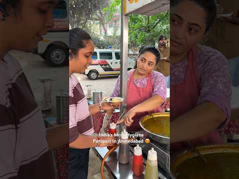 Aunty Selling India’s Most Hygiene Panipuri😍 #panipuri #streetfood #short #viralshorts #trending