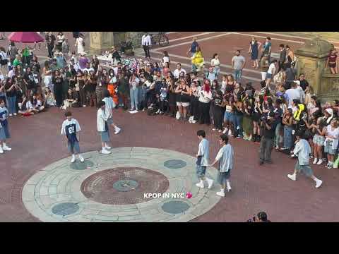 NEWBEAT NY Busking 뉴욕 버스킹 2024.08.11: Memories + THRILL RIDE + Kick It 영웅 英雄 dance cover