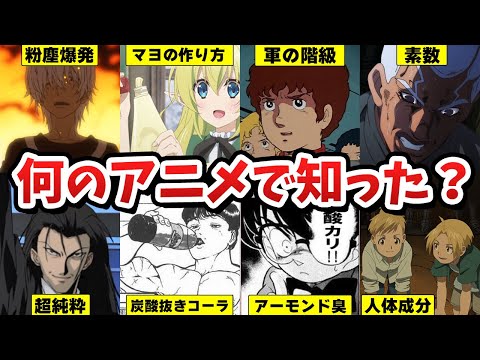 【ガチで謎ｗ】何故かアニメやマンガで覚える事になる『無駄知識や雑学』【9選】（ゆっくり解説）