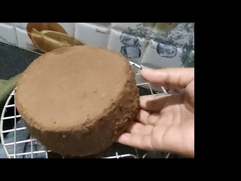 Easy&soft chocolate sponge cake in cooker