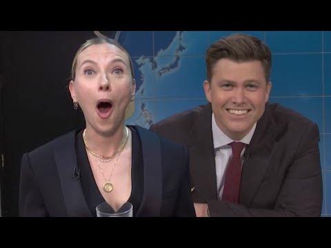 SNL: Scarlett Johansson Reacts to Colin Jost’s NSFW Joke About Her