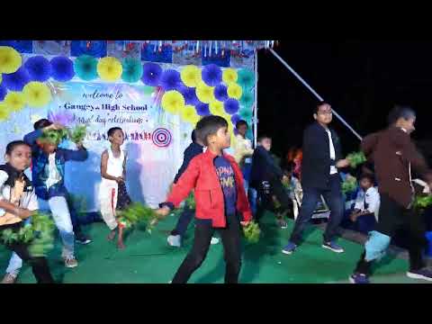 pedapulli dance by gangeya high school students in annual day celebrations