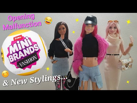 #22 Opening Mini Brands Fashion 3 with 80+ Surprises & Styling Barbie