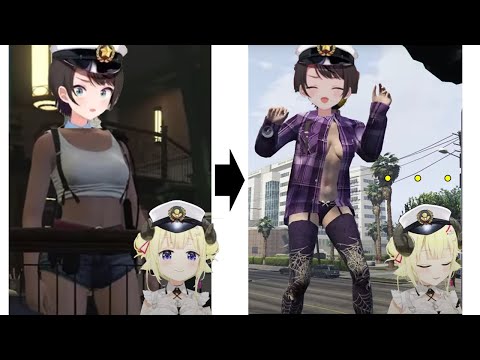 (Japanese VTuber Hololive) Chief Subaru Ohzora seems to have gotten stressed out from playing GTA