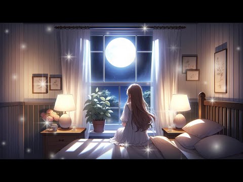 Peace under the moon/Relaxing lo-fi songs to help you relax and fall asleep