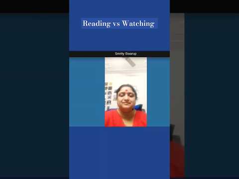 Watching Vs Reading #इंग्लिशबोलनासीखें #englishspeakingpractice #englishlisteningpractice