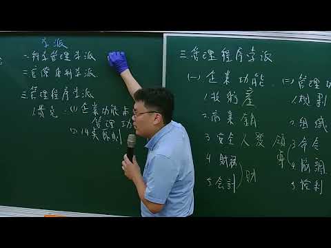 李廷老師 管理學 第1堂搶先看  #113國營事業