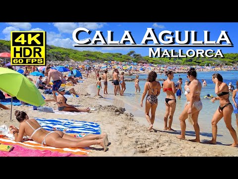 Cala Agulla Beach Walk Mallorca Cala Ratjada 4K 60fps HDR  Dolby Atmos 💖 Balearic Islands 👀 Spain 🇪🇸