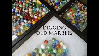 Digging & Collecting Vintage Marbles - Bottle Digging - Antiques - Archaeology - Trash Picking -