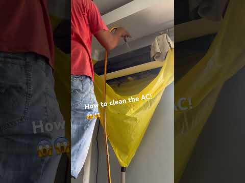 HOW TO CLEAN YOUR AIR CONDITIONER I CLEAN TO MAKE MORE COLD AND COMFORTABLE #share #cleaning #like