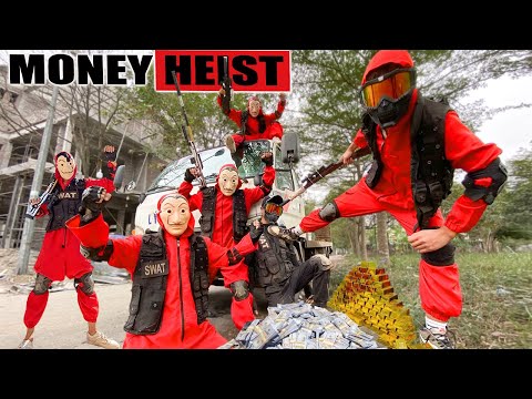 PARKOUR VS MONEY HEIST: Doctor kills bad guys, steals money and escapes from the police | Epic POV