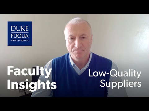 How Companies Can Protect Themselves From Low-Quality Suppliers