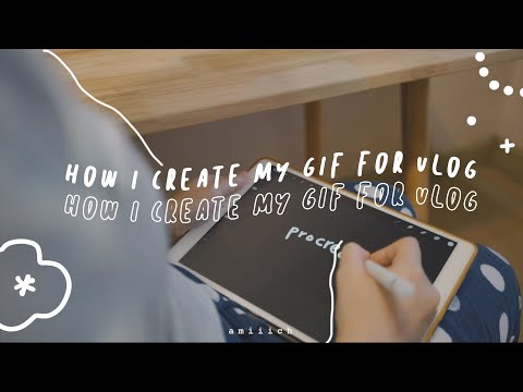 ami｜用Procreate制作 Vlog 小動畫 | How to use Procreate to create GIF for my Vlog