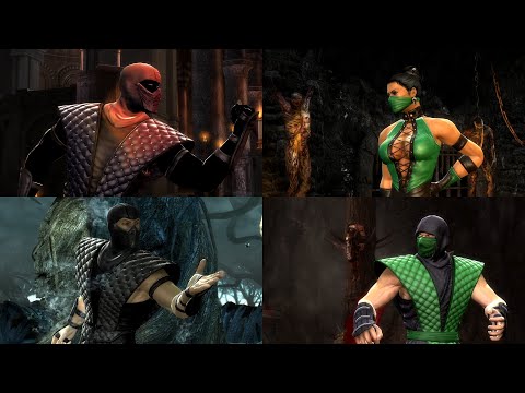 Mortal Kombat 9 - All Secret Battles (Expert)