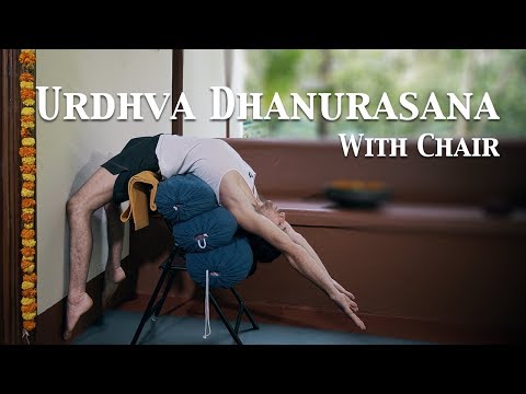 How to do Urdhva Dhanurasana with Chair |  Ashtanga Yoga with Joey Miles