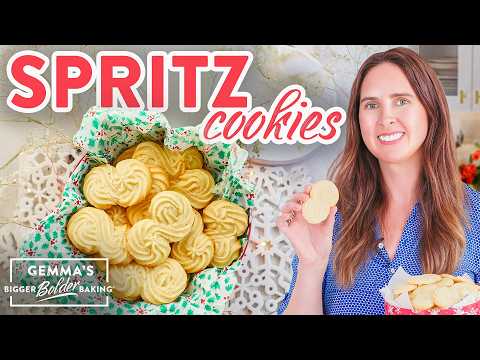 Easy Spritz Cookies Recipe 🍪