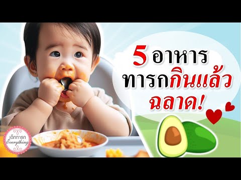 อาหารทารก : 5 อาหาร ทารกกินแล้วฉลาด! | อาหารเด็กทารก | เด็กทารก Everything