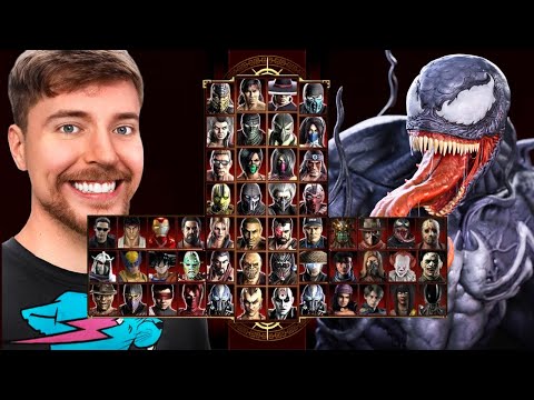 Mortal Kombat 9 - MrBEAST & SYMBIOTE VENOM - Expert Tag Ladder - Gameplay @(1080p) 60ᶠᵖˢ ✔